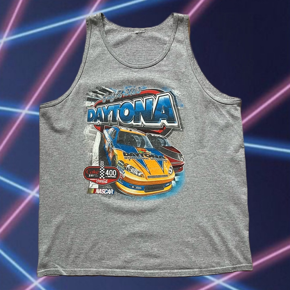 NASCAR Daytona 2014 graphic tank top racing